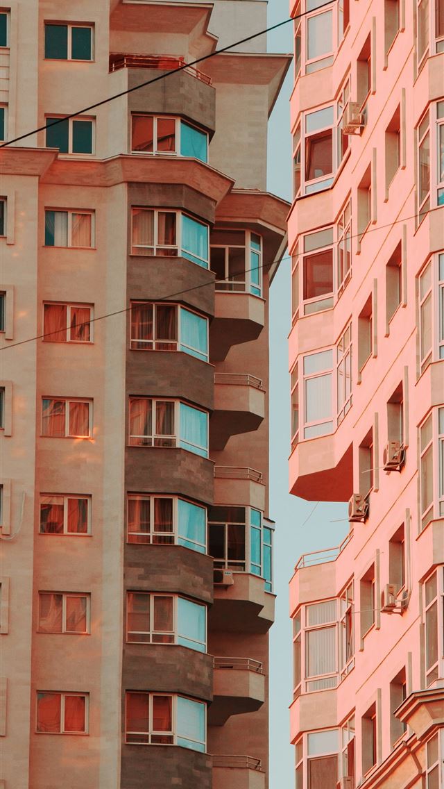 1290x2796 brown concrete building during daytime -  iPhone Wallpaper