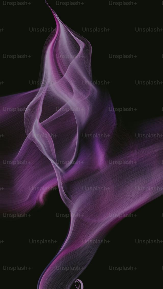 1290x2796 a purple smoke swirl on a black background -  iPhone Wallpaper
