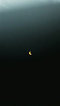 the moon is shining in the dark sky wallpaper