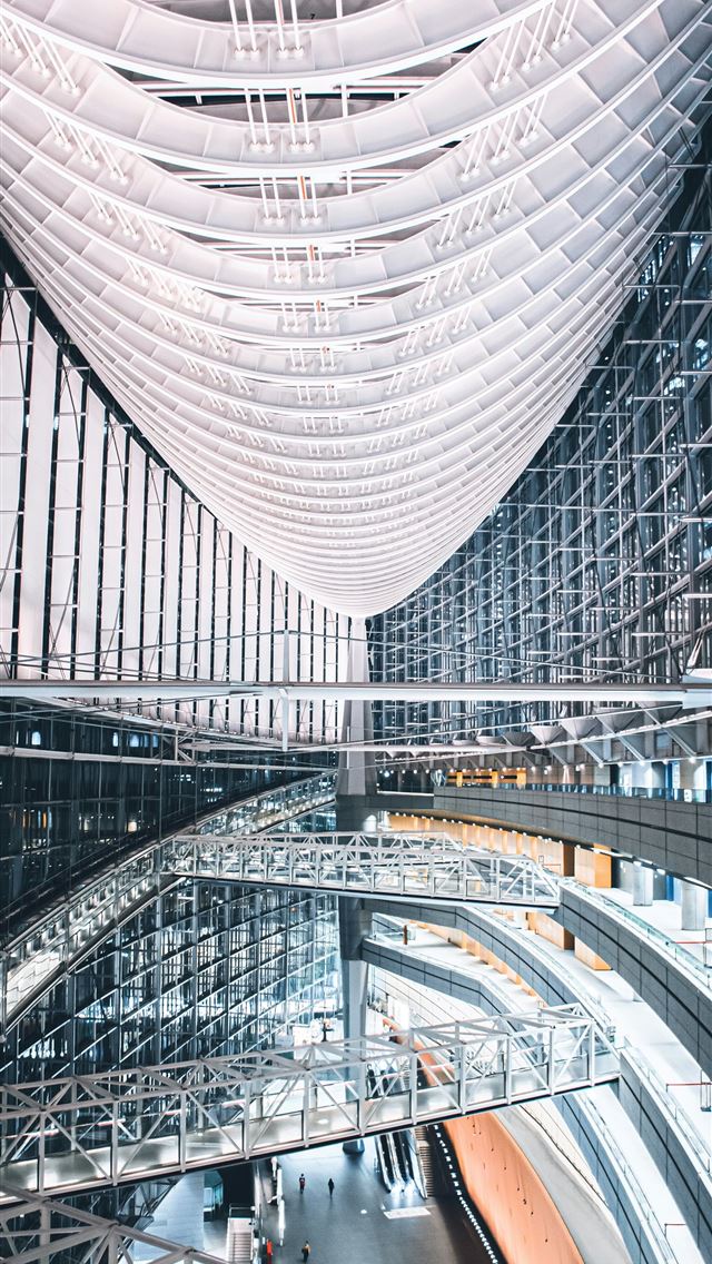 640x1136 black and white train in a tunnel -  iPhone Wallpaper