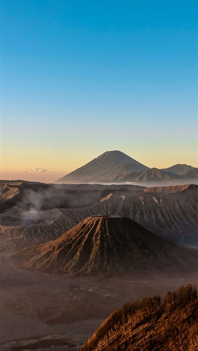 1290x2796 brown mountain under blue sky during daytime -  iPhone Wallpaper