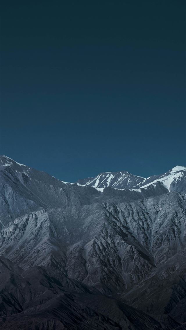 1290x2796 snow covered mountain under blue sky during daytim... -  iPhone Wallpaper