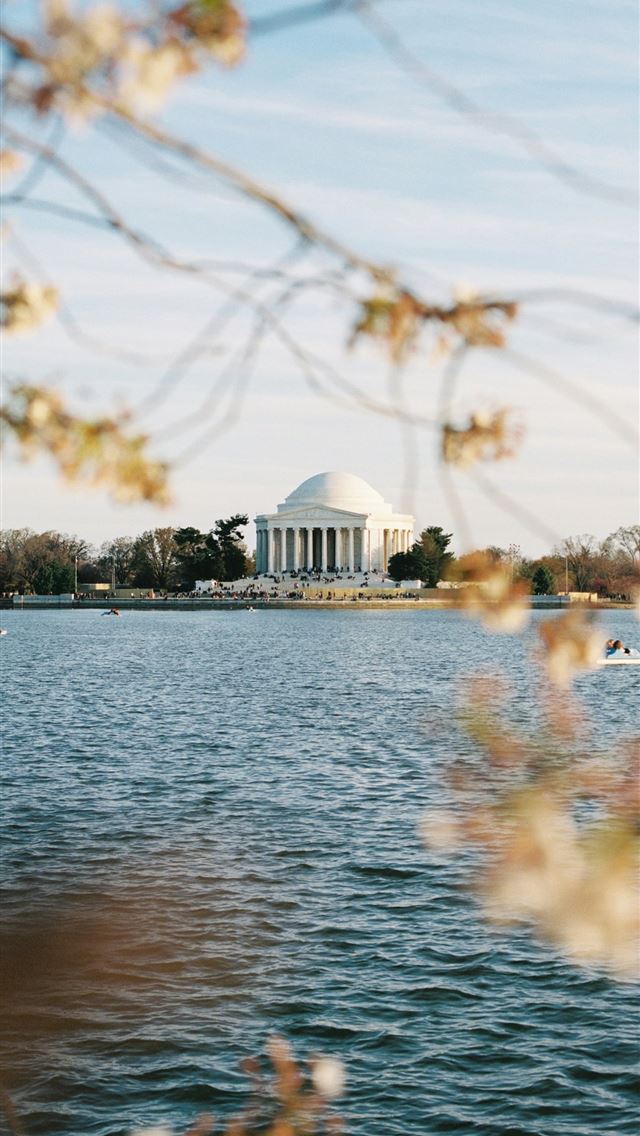 1290x2796 a view of the jefferson memorial from across the w... -  iPhone Wallpaper