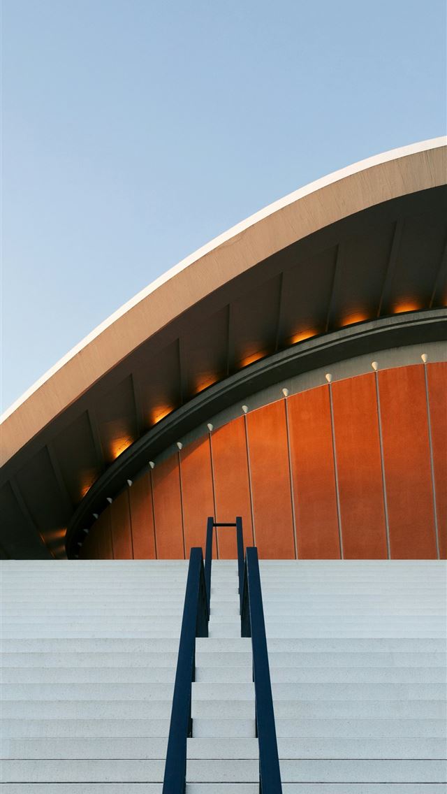 1290x2796 a set of stairs leading up to a building - germany iPhone Wallpaper