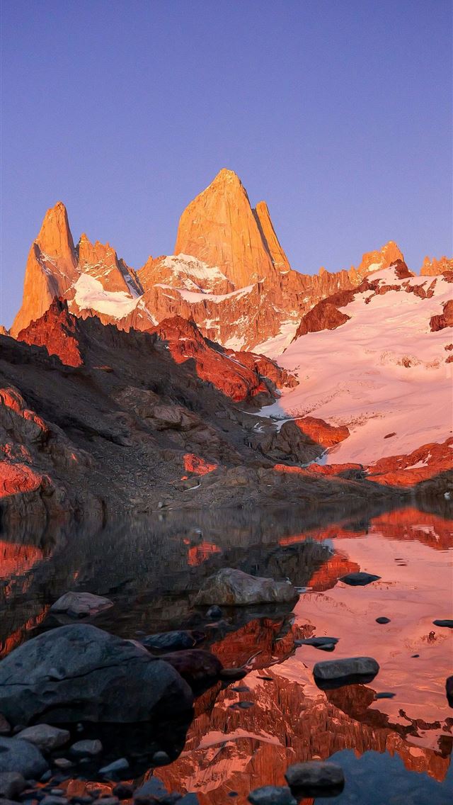1290x2796 a mountain is reflected in the still water of a la... - lake iPhone Wallpaper