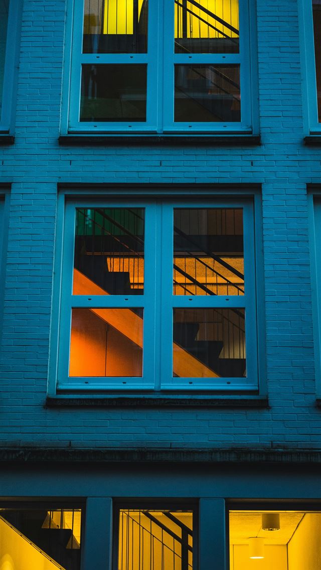 1290x2796 closed wooden framed glass windows -  iPhone Wallpaper