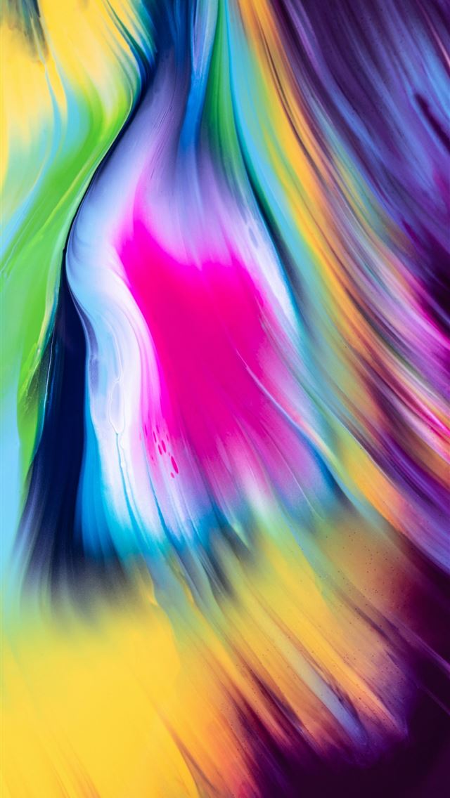 1290x2796 a multicolored painting of a horse's head -  iPhone Wallpaper