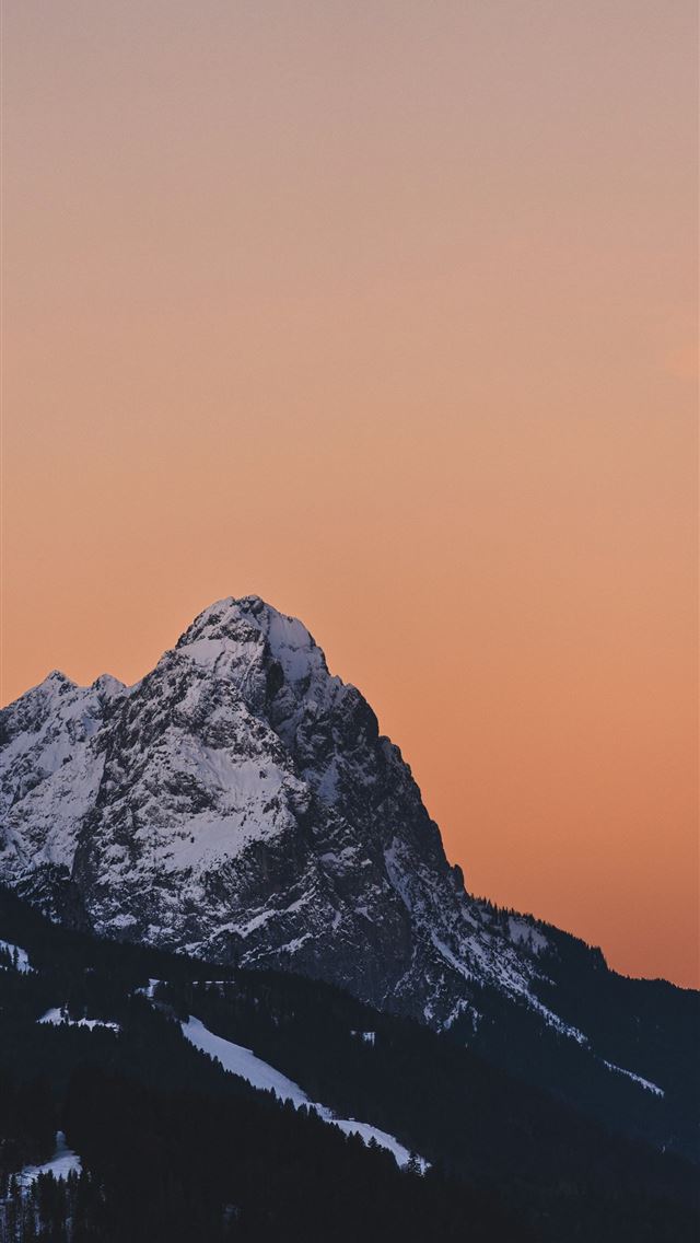 1290x2796 a view of a mountain range at sunset -  iPhone Wallpaper