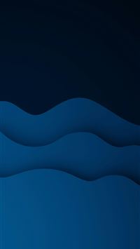 a dark blue background with wavy shapes wallpaper