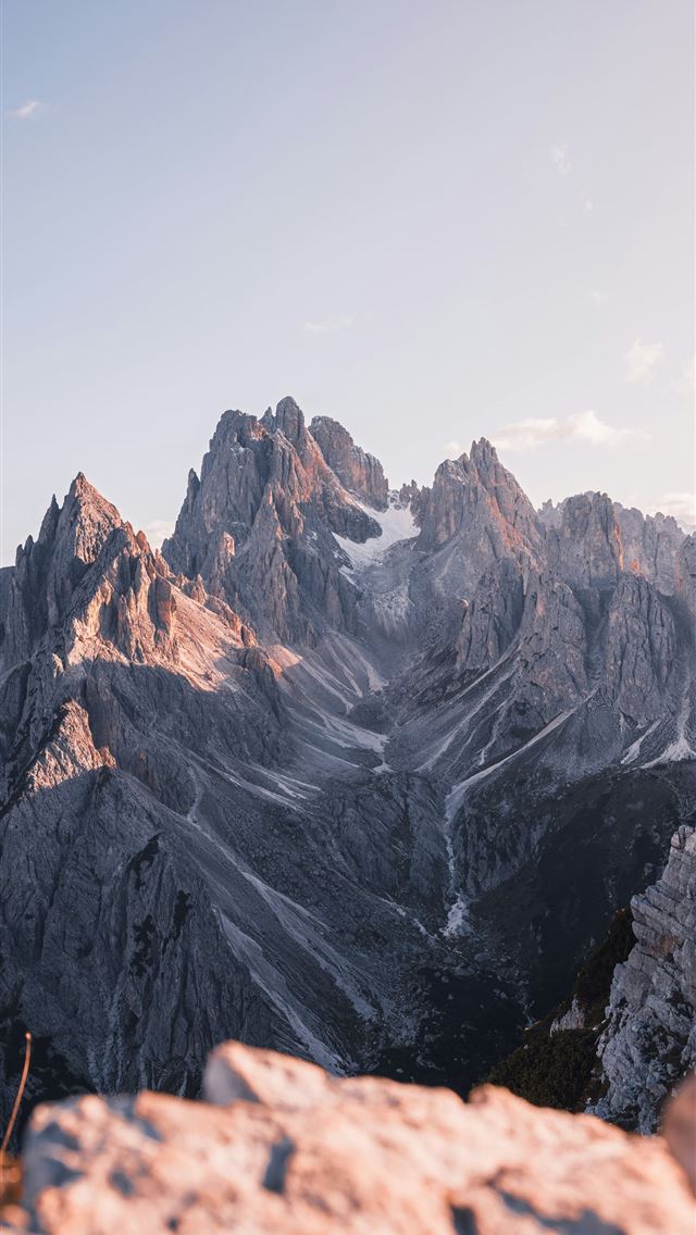 1290x2796 a view of a mountain range from the top of a mount... - outdoors iPhone Wallpaper