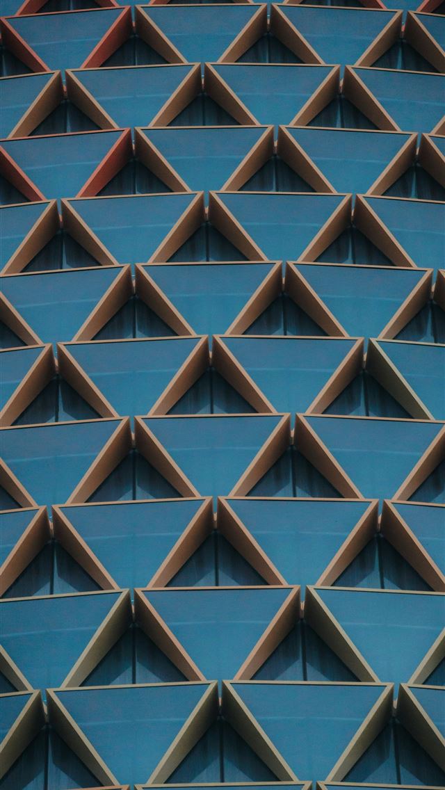 1290x2796 a close up of a building with many triangular shap... -  iPhone Wallpaper