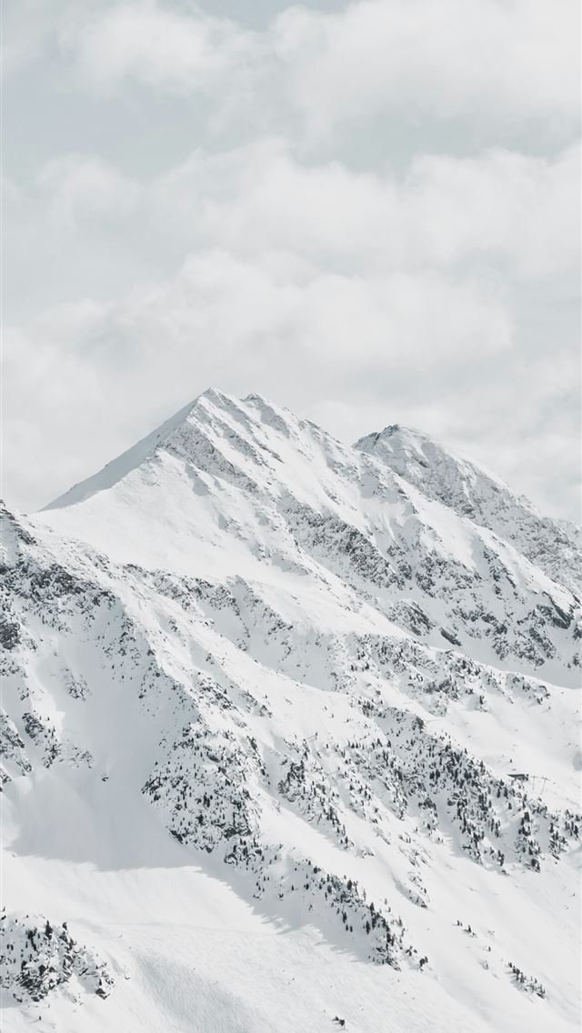 1290x2796 snow covered mountain during daytime -  iPhone Wallpaper
