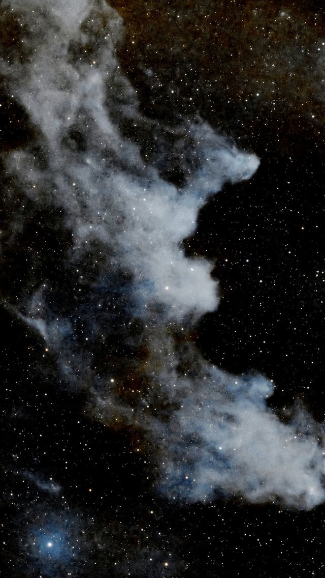 1290x2796 a very large cloud in the middle of the night sky -  iPhone Wallpaper