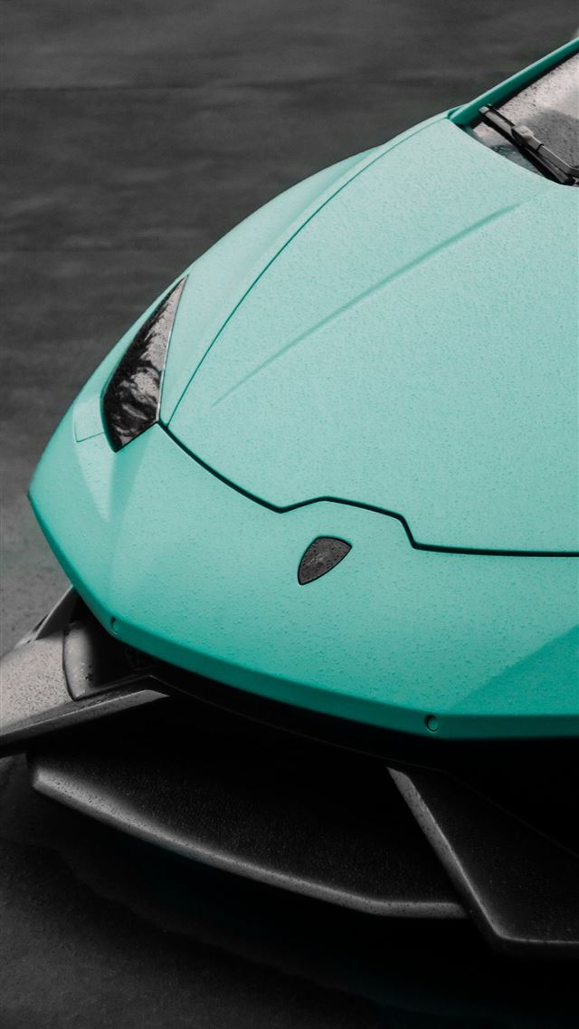 1290x2796 a close up of the front of a blue sports car - automotive iPhone Wallpaper