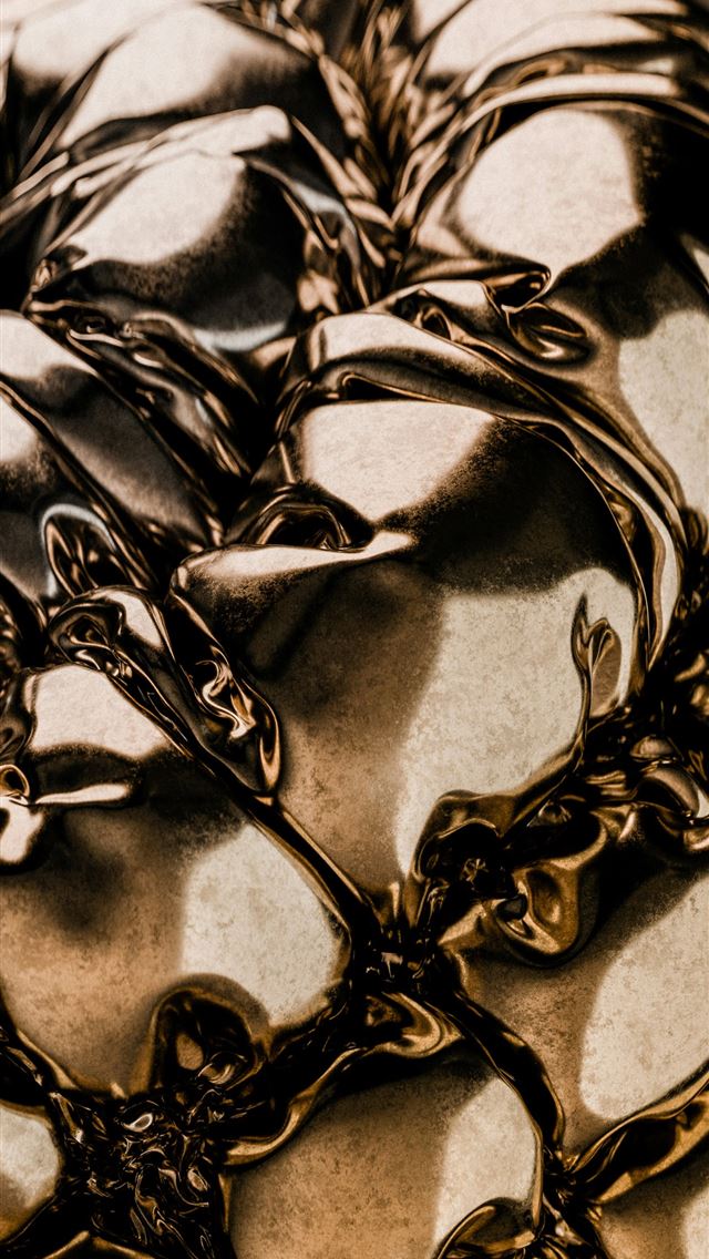 1290x2796 a close up of a donut with gold chains on it -  iPhone Wallpaper