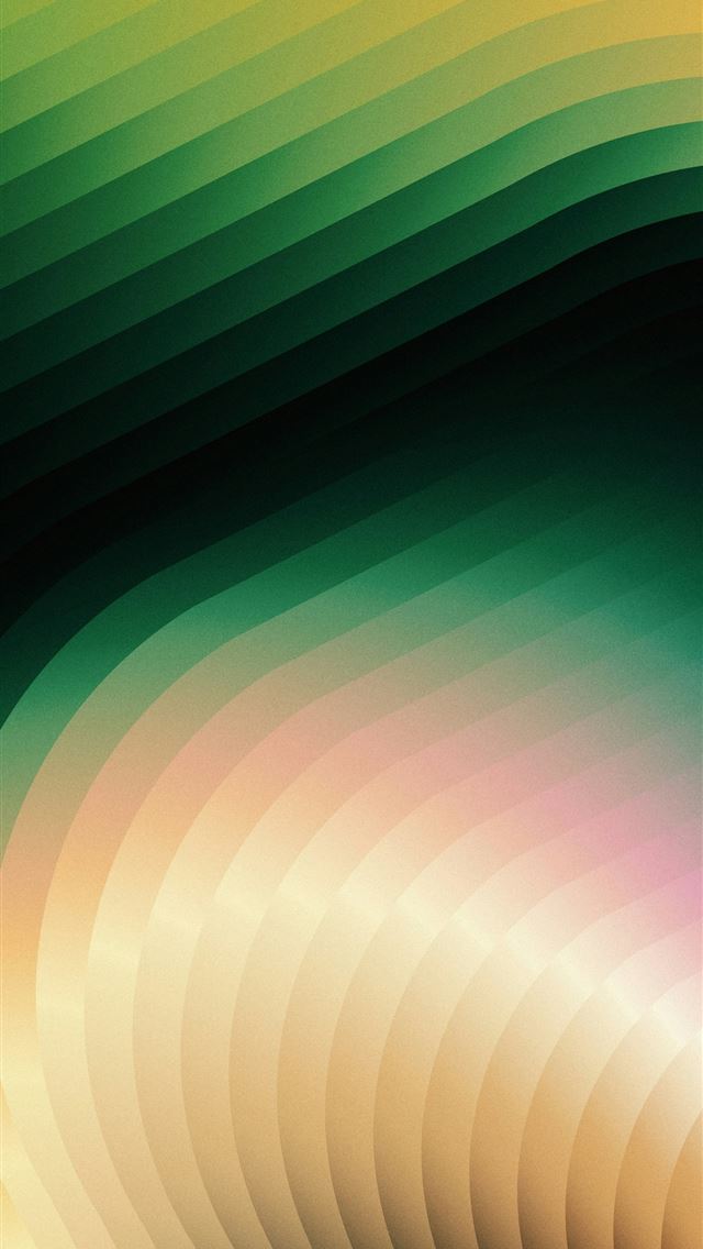 1290x2796 Abstract wavy gradient of green and yellow colors -  iPhone Wallpaper
