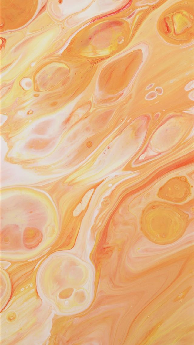 1290x2796 an abstract painting with yellow and orange colors -  iPhone Wallpaper