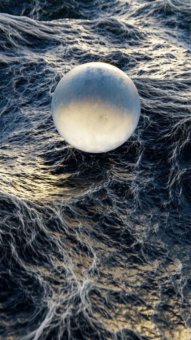 1290x2796 a white egg on a feather -  iPhone Wallpaper