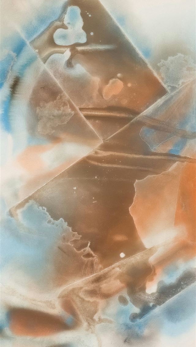 1290x2796 Abstract swirling colors of blue and orange -  iPhone Wallpaper