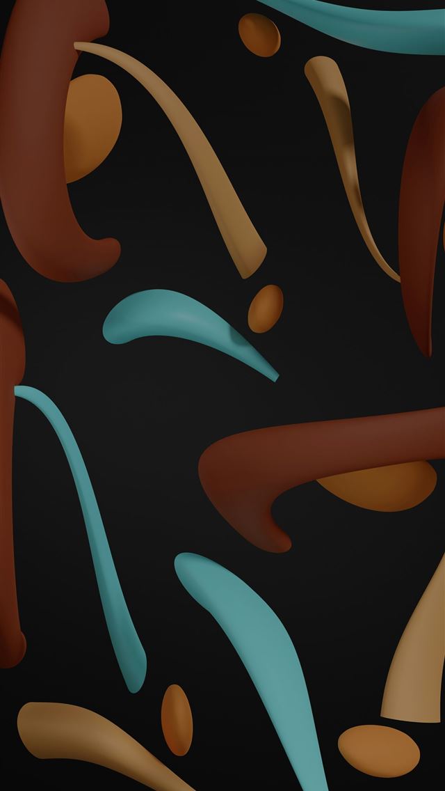 1290x2796 a group of abstract shapes on a black background -  iPhone Wallpaper