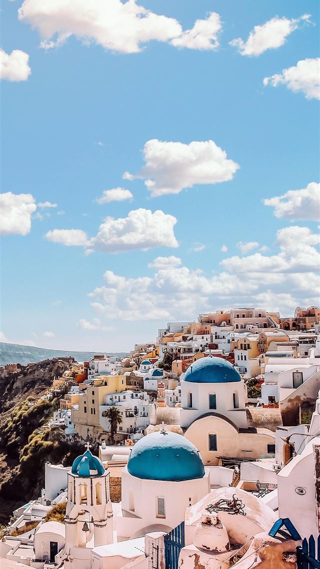 27 Wallpapers In Santorini Wallpapers For iPhone