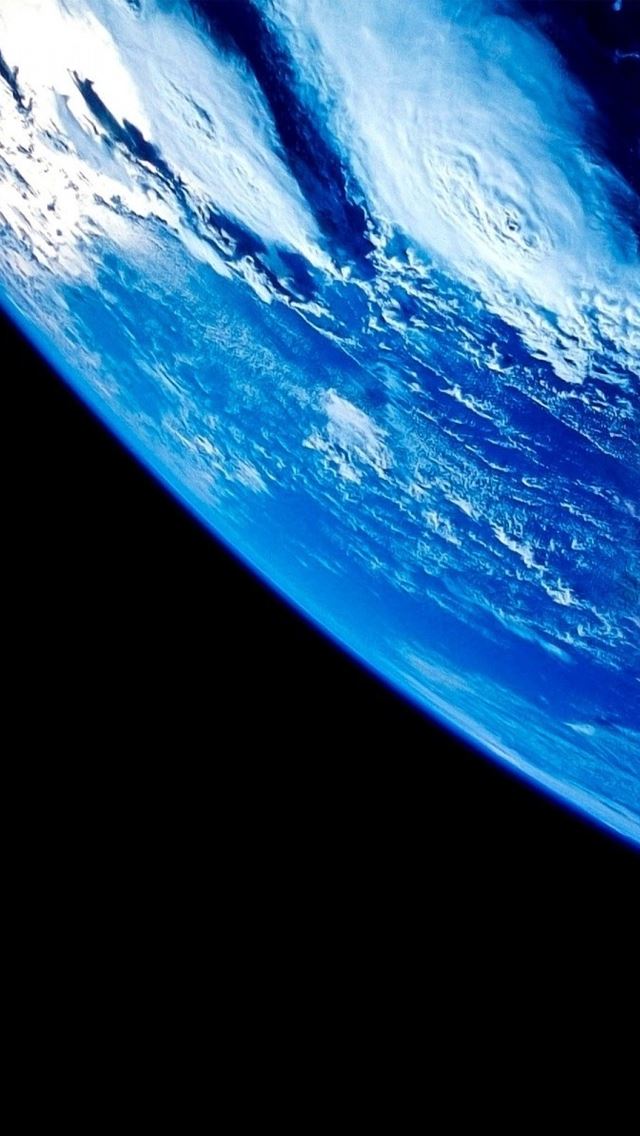640x1136 Our Blue Planet - corner iPhone Wallpaper