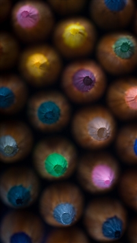 Colored Pencils tops wallpaper