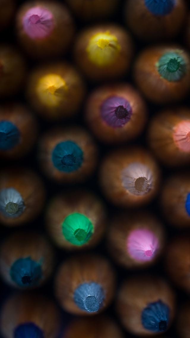 640x1136 Colored Pencils tops - colored iPhone Wallpaper
