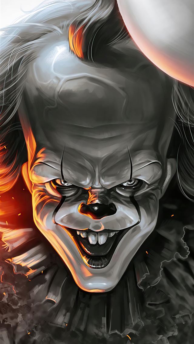 pennywise zombie 4k iPhone wallpaper 