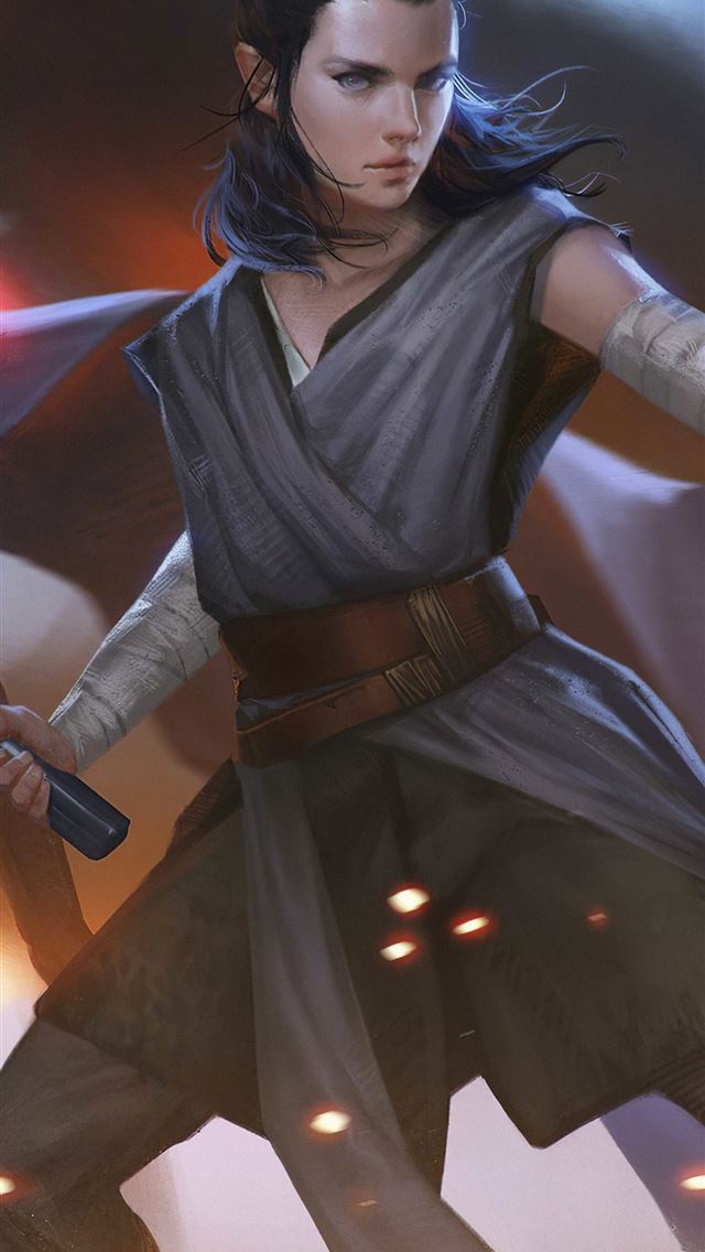 640x1136 kyloren rey - rey iPhone Wallpaper