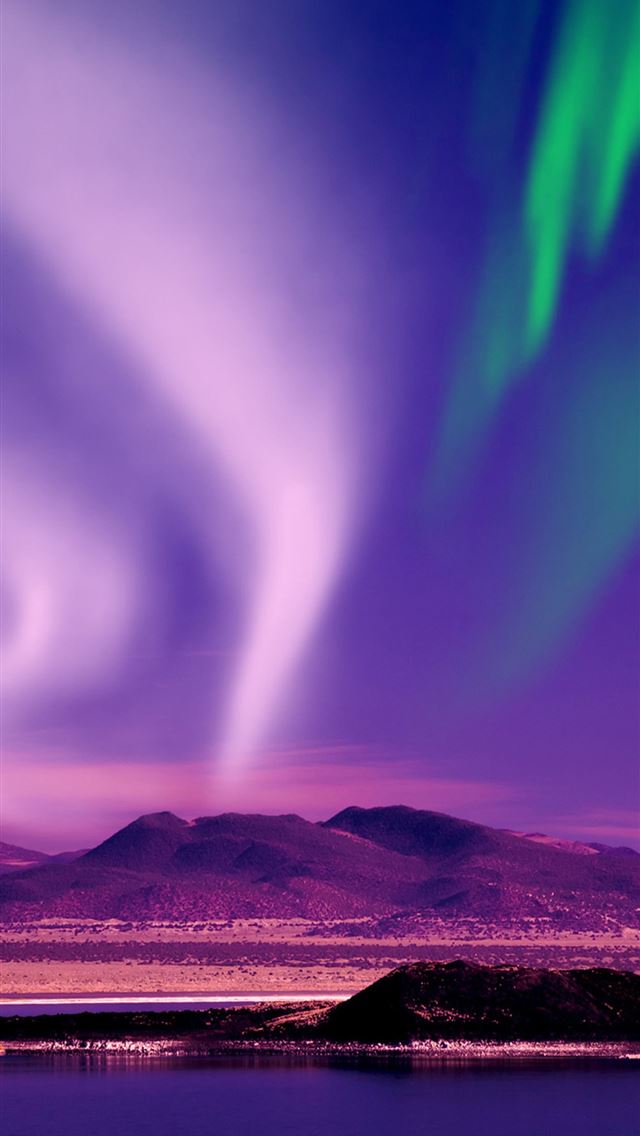 640x1136 aurora borealis beautiful view - northern lights iPhone Wallpaper