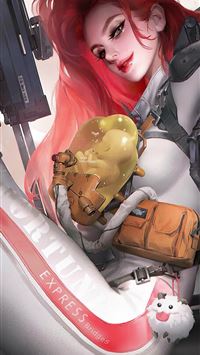 death stranding of miss fortune 4k wallpaper