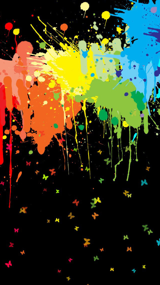 Color Splash iPhone Wallpapers Free Download