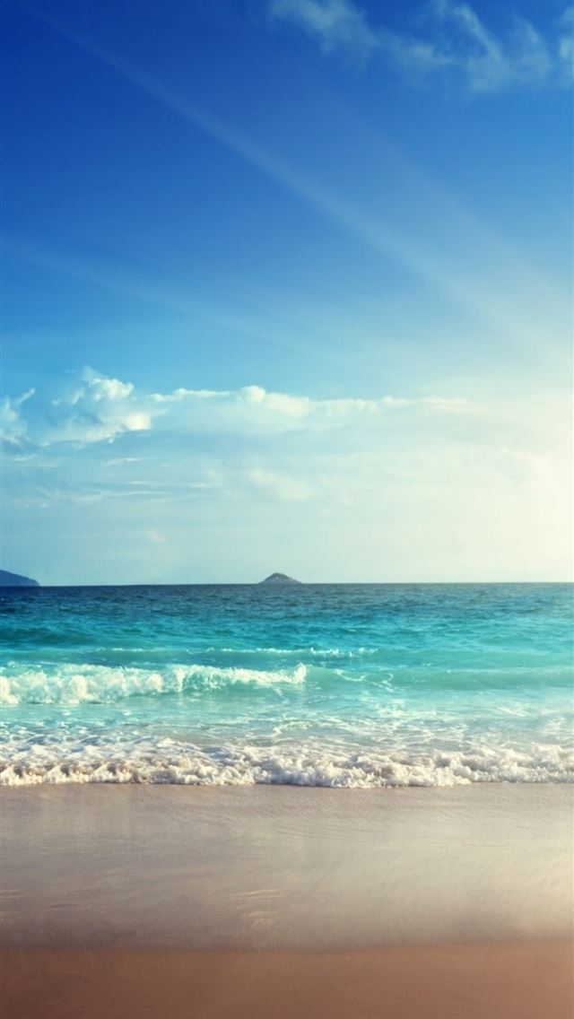 640x1136 sea view clear sky - sea iPhone Wallpaper