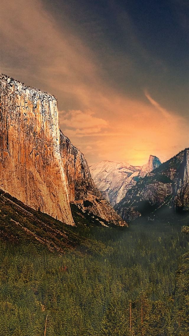 640x1136 gorgeous yosemite valley el captain 4k - mountains iPhone Wallpaper
