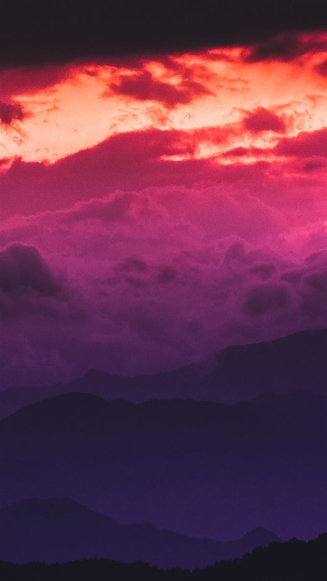 640x1136 red clouds sky - clouds iPhone Wallpaper