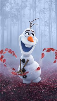 olaf in frozen 2 wallpaper