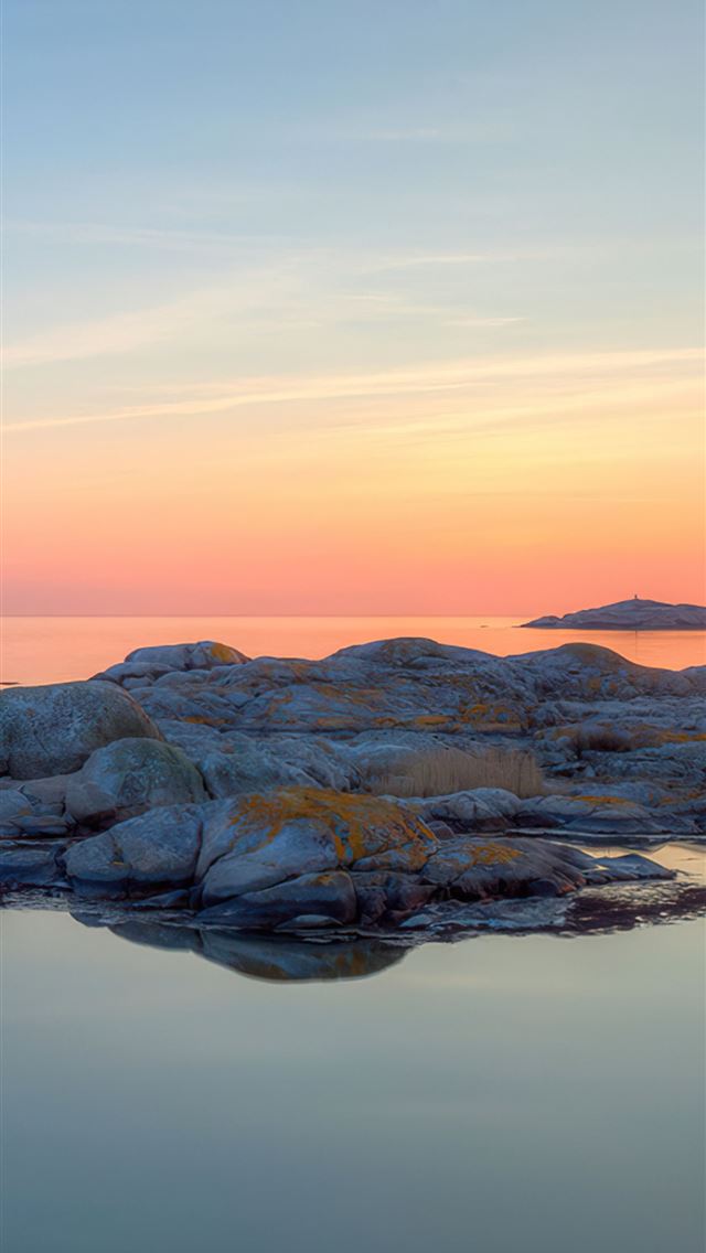 640x1136 sunset isle 4k -  iPhone Wallpaper
