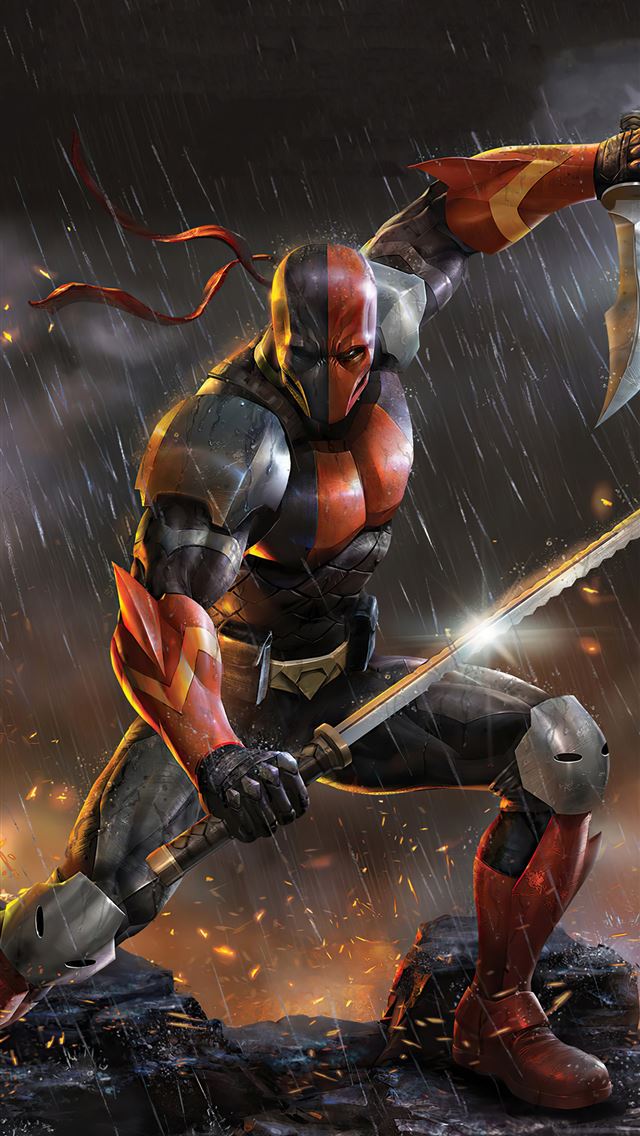 640x1136 deathstroke knights and dragons 5k - deathstroke iPhone Wallpaper