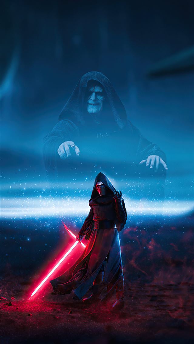 640x1136 kylo ren force - artwork iPhone Wallpaper