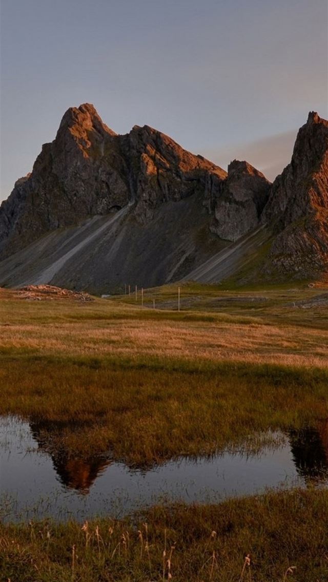 640x1136 water reflection sunset -  iPhone Wallpaper