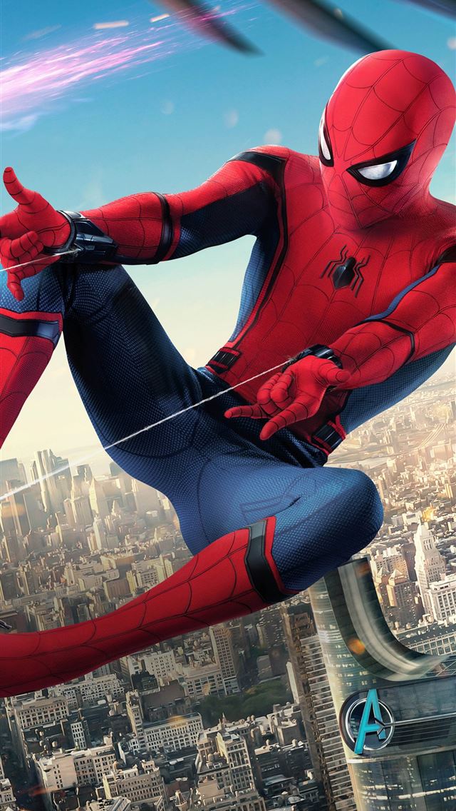 640x1136 iron man vulture and spiderman 12k -  iPhone Wallpaper