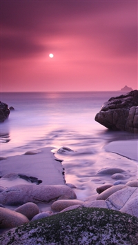 Pink Haze and Stones wallpaper