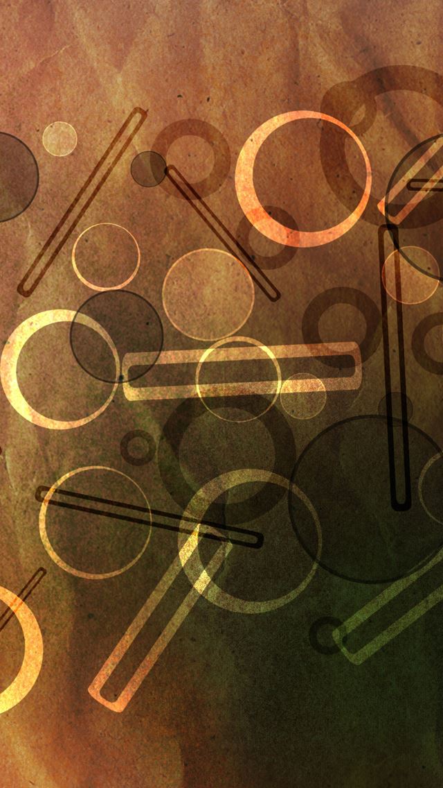 640x1136 Circles and Bars on paper - circles iPhone Wallpaper