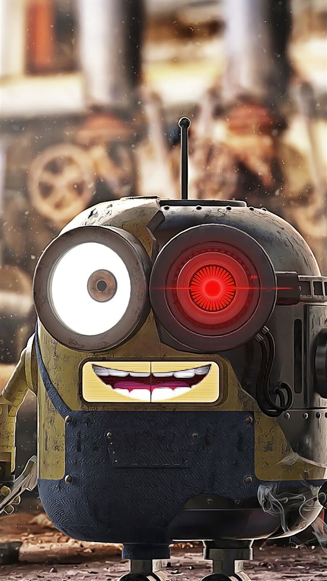640x1136 robot minion - artstation iPhone Wallpaper