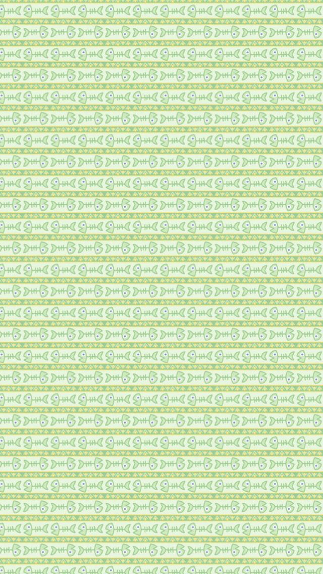 640x1136 Cyan Fish bone - bone iPhone Wallpaper