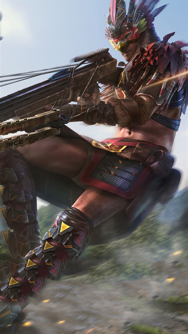 640x1136 bloodhawk warrior pubg 4k - pubg iPhone Wallpaper