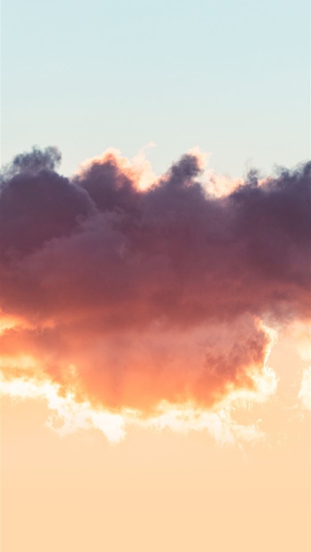 640x1136 black orange clouds 5k - clouds iPhone Wallpaper