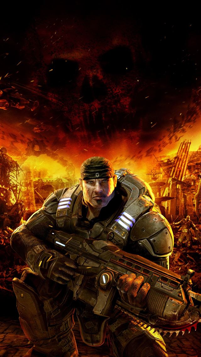 640x1136 gears of war 5k - ps games iPhone Wallpaper