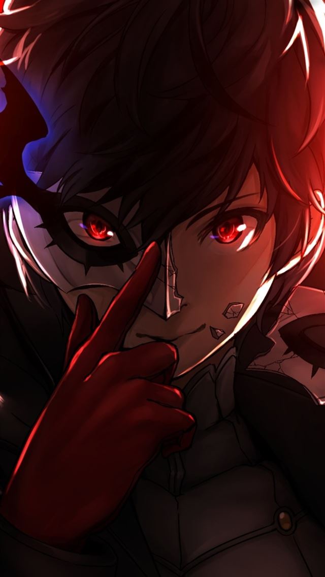 640x1136 protagoinst persona 5 4k - persona 5 iPhone Wallpaper